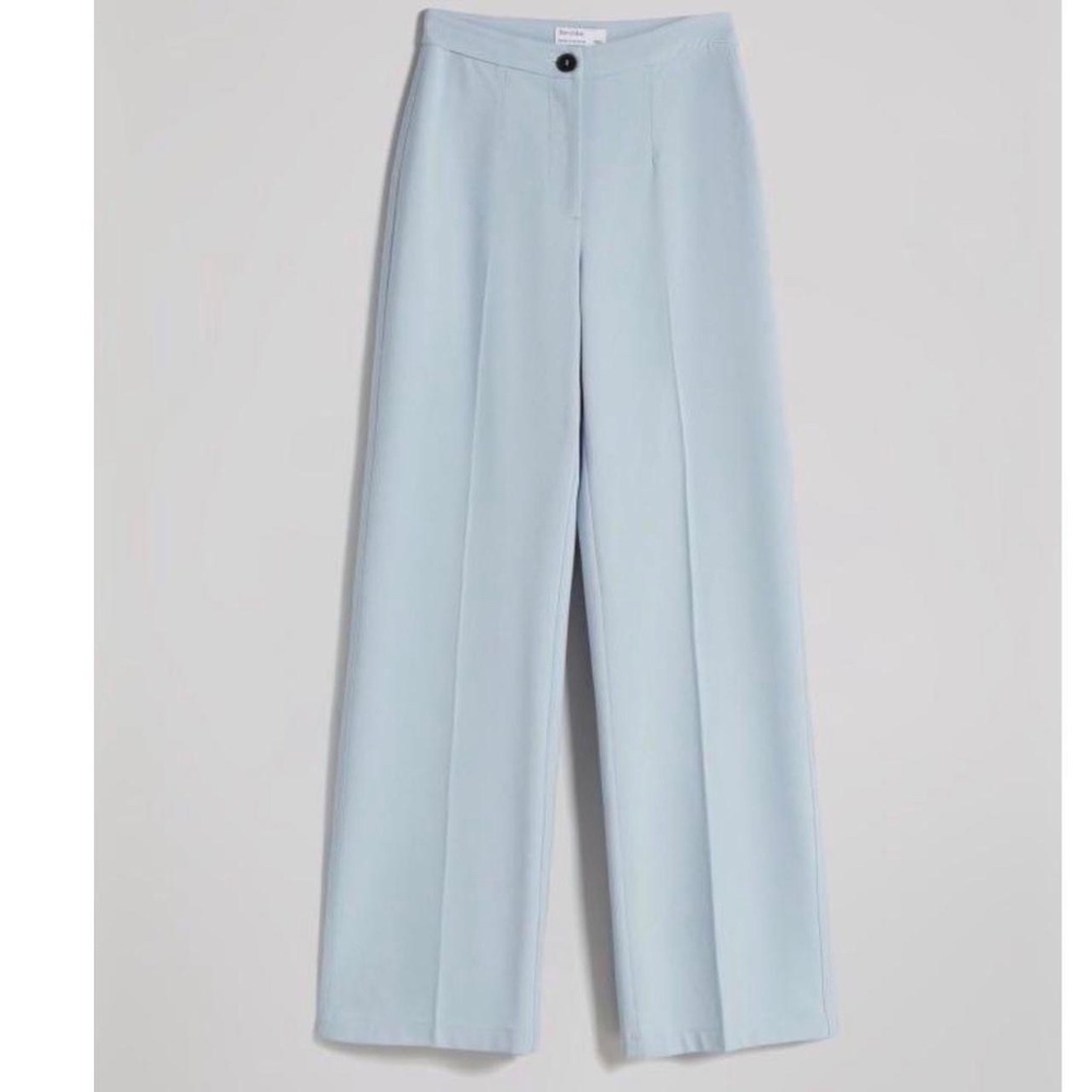 Bershka pale blue trousers